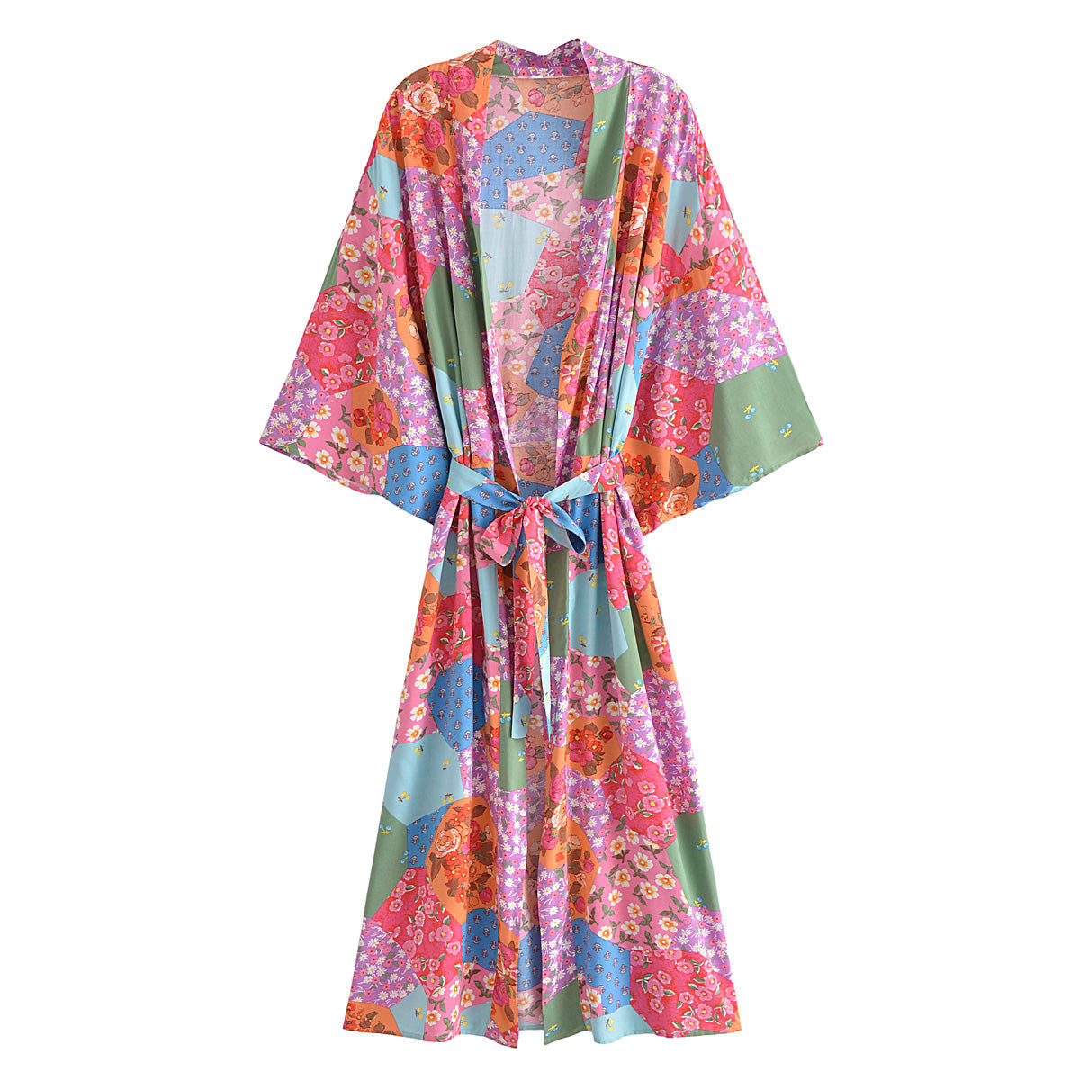 Barcelona Lace up Kimono Robe