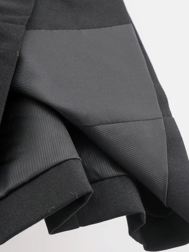 Black Slim Sleeveless Vest