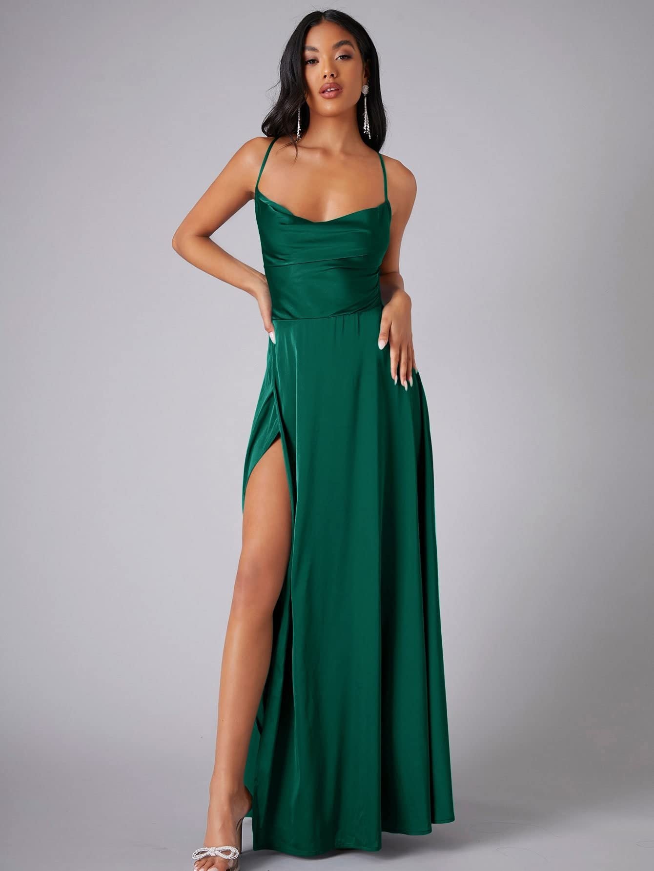 Solid Sexy Special Occasion Dress