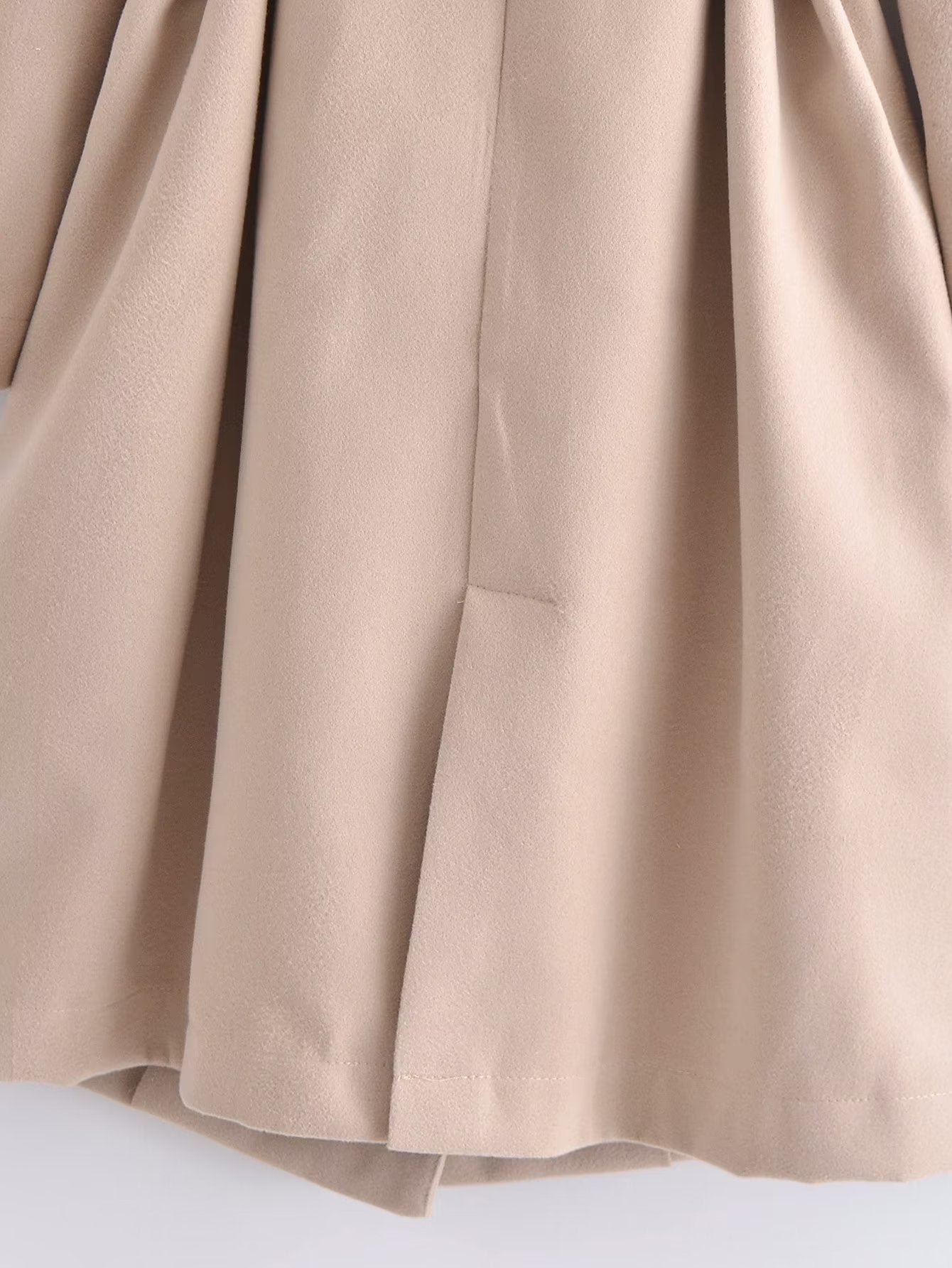 Belt Hooded Long Sleeve Trench Coat