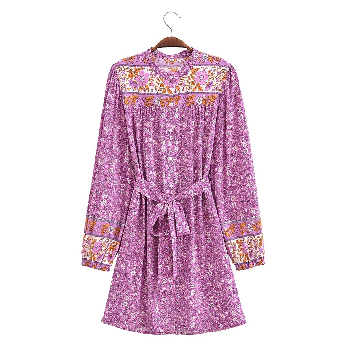 Mila Long Sleeve Mid Length Dress