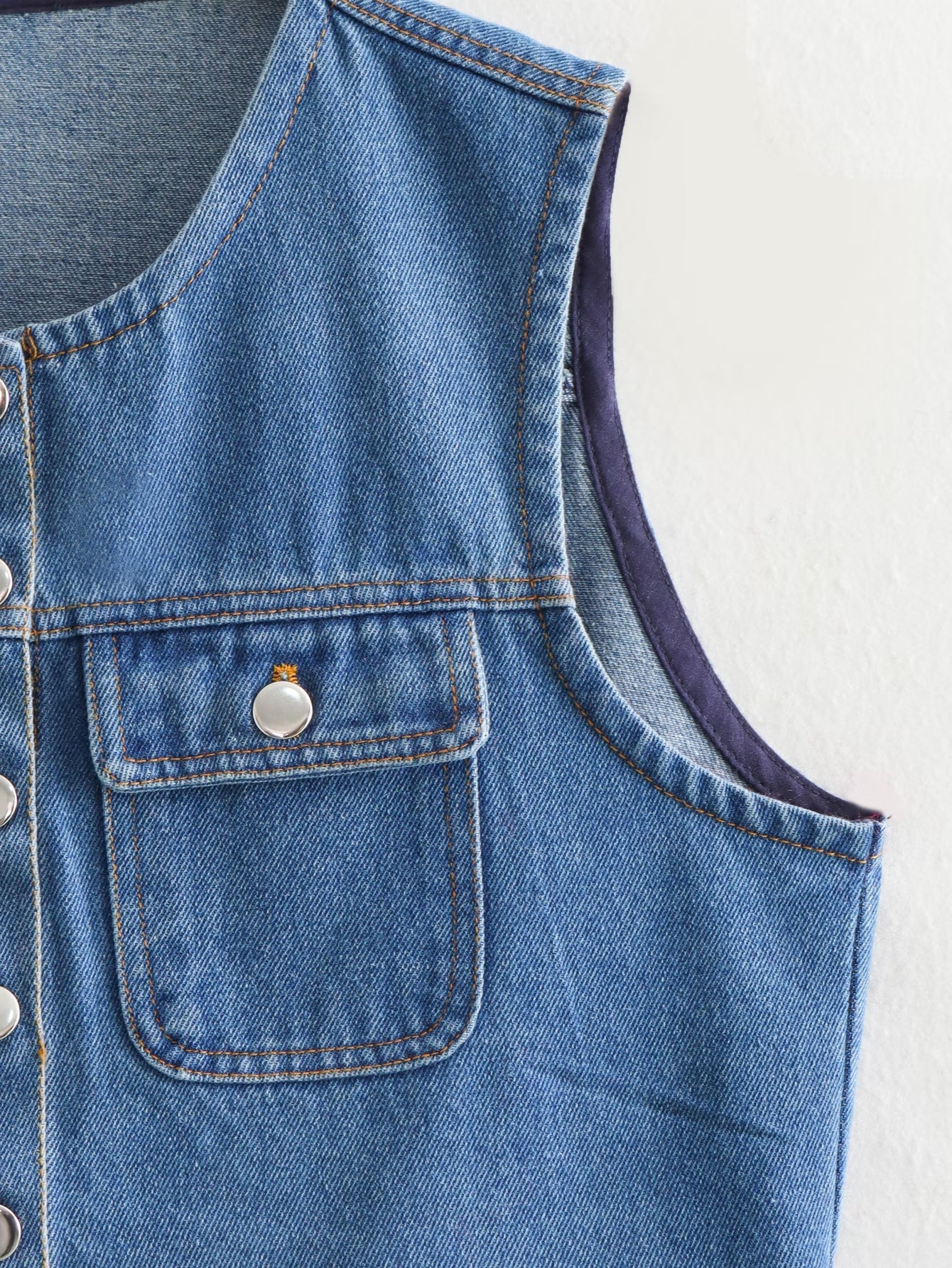 Casual Denim Vest