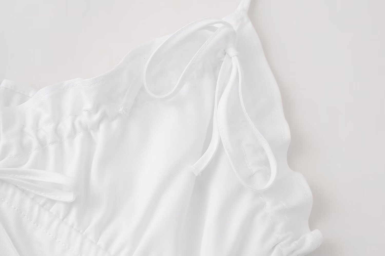 Pleated Fabric Trench Dress