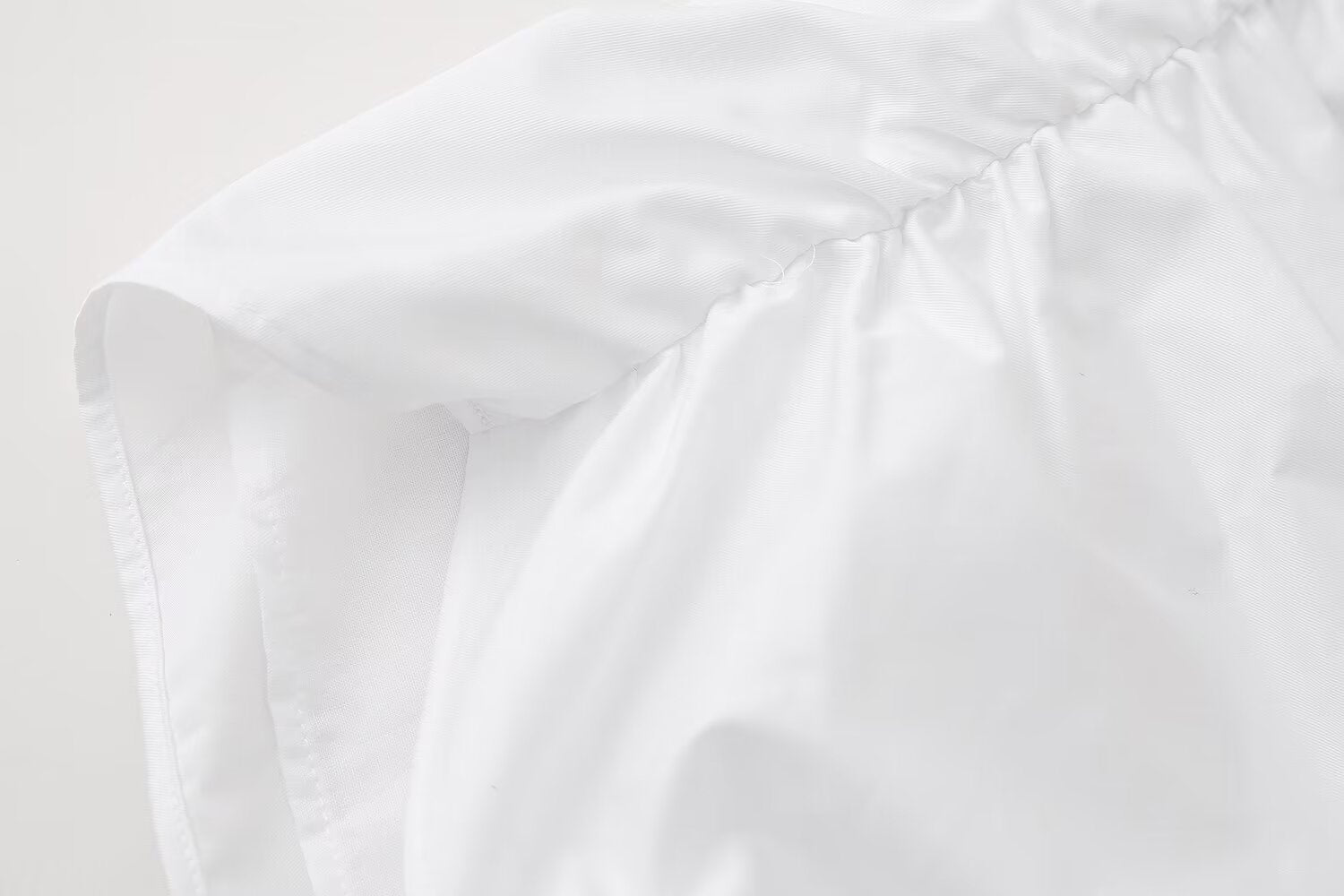 Pleated Fabric Trench Dress