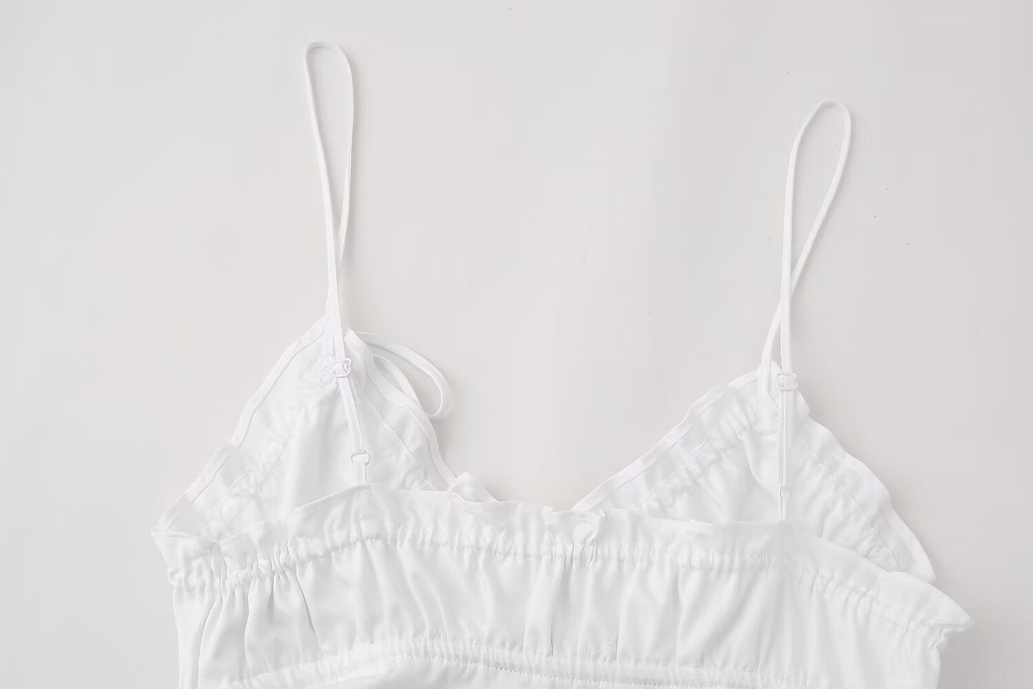 Pleated Fabric Trench Dress