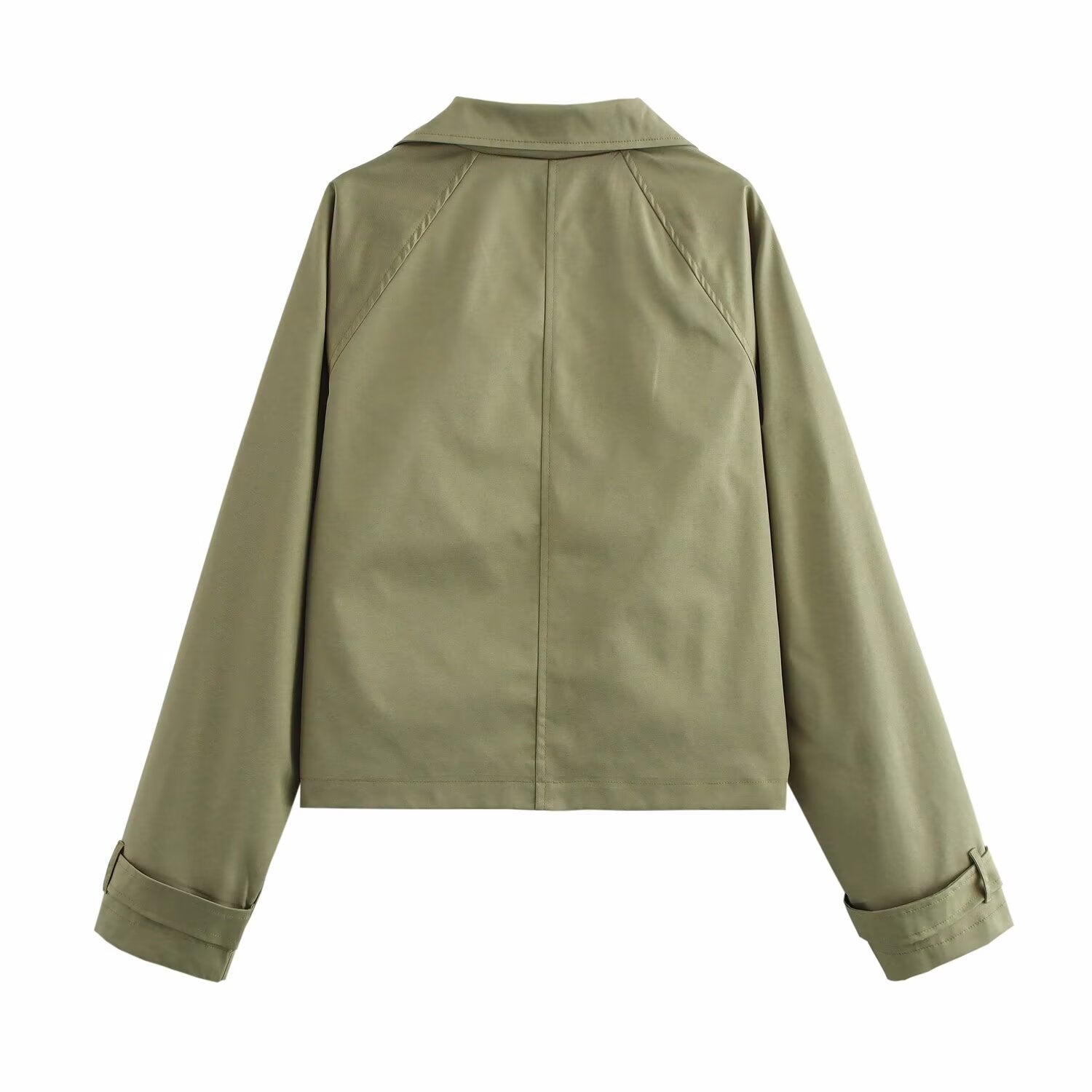 Collared Double Breasted Casual Jacket