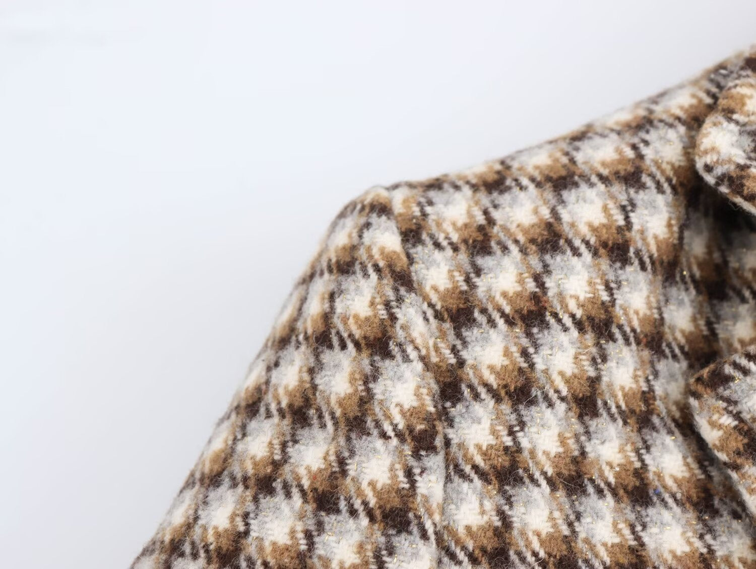 Plaid Long Overcoat Outerwear