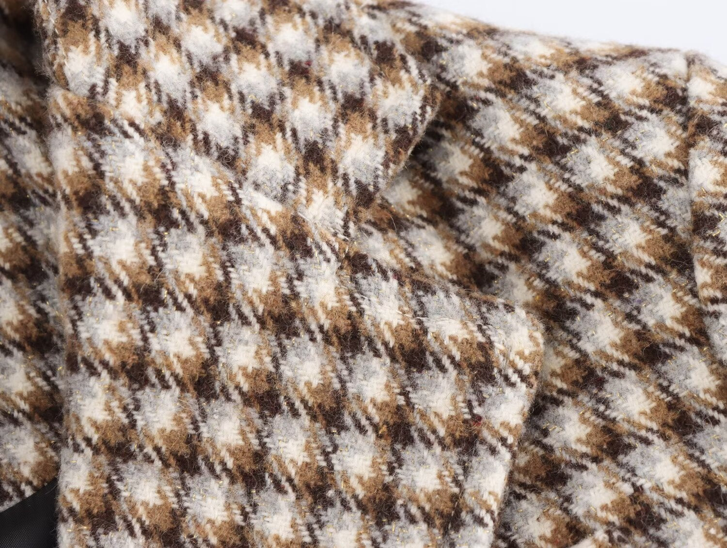 Plaid Long Overcoat Outerwear