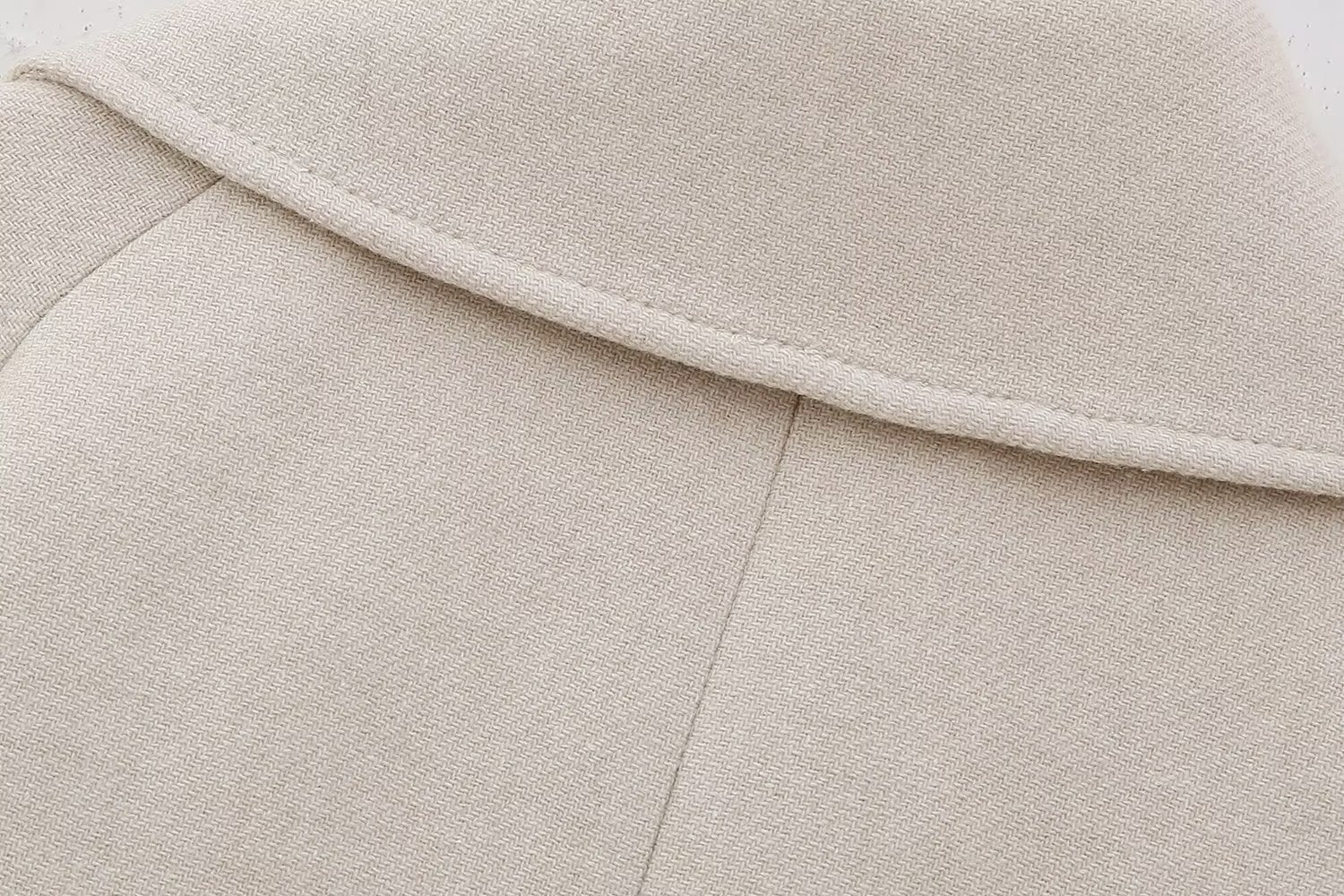 Blended Fur Collar Jacket