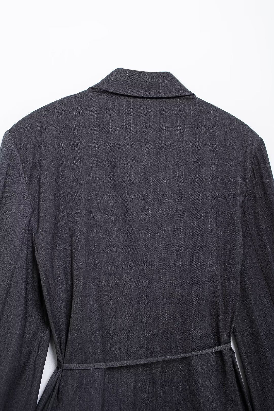 Belted Stripe Blazer