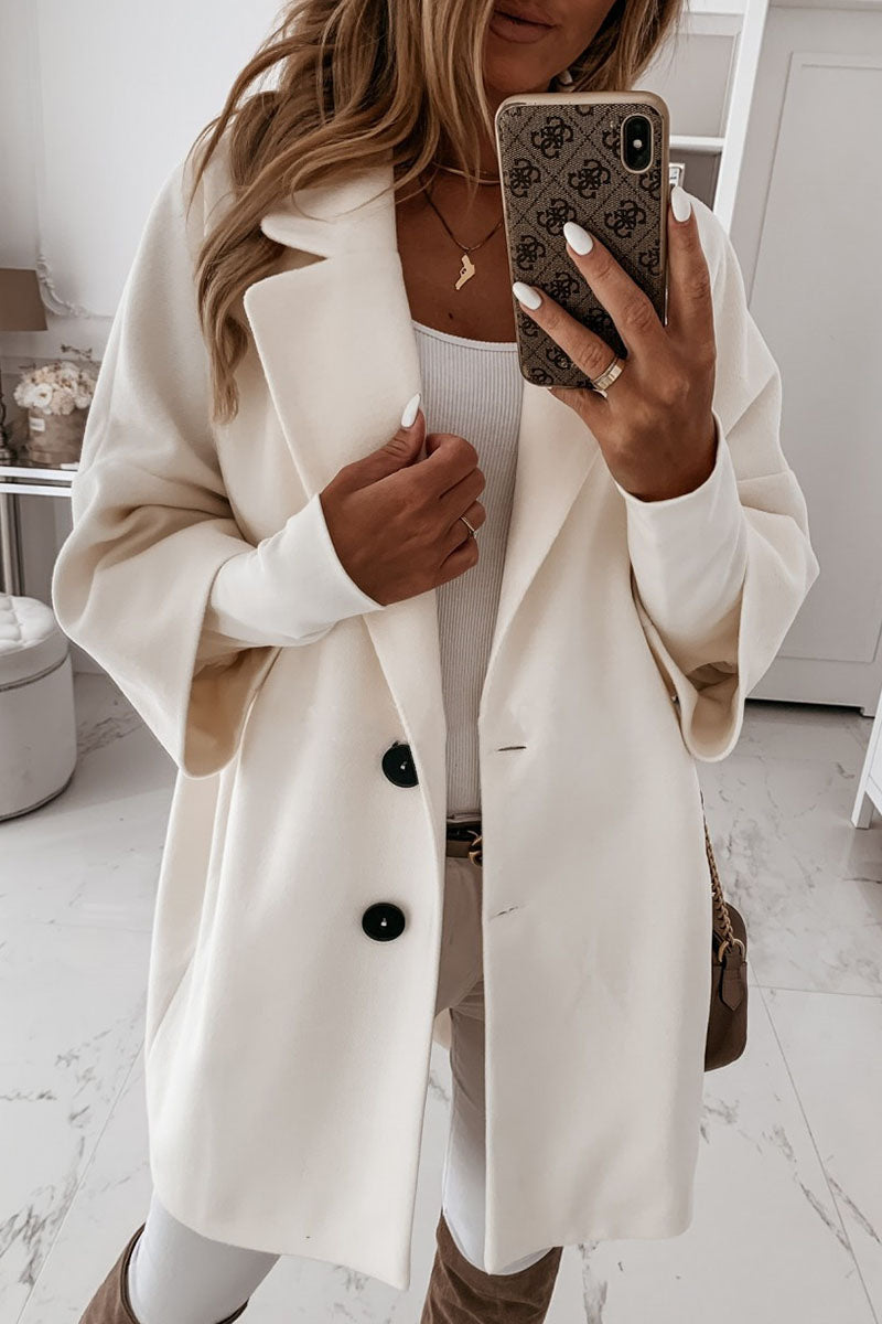 Vêtements d'extérieur pour adultes, style décontracté, à la mode, à boutons, col montant (4 couleurs)