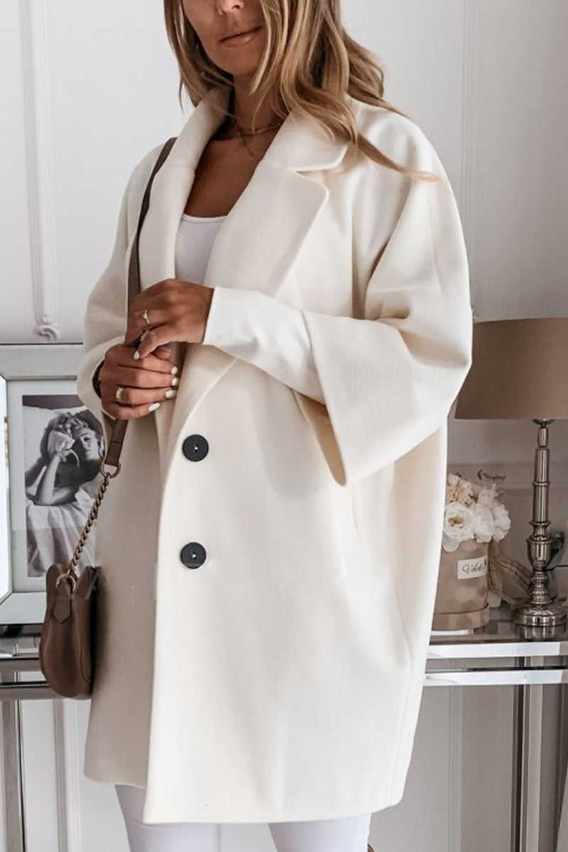 Vêtements d'extérieur pour adultes, style décontracté, à la mode, à boutons, col montant (4 couleurs)