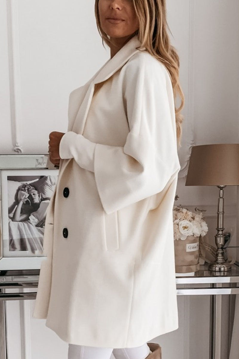 Vêtements d'extérieur pour adultes, style décontracté, à la mode, à boutons, col montant (4 couleurs)