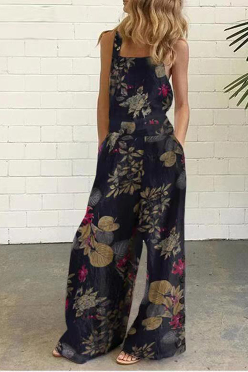 Combinaisons Élégantes à Motifs Pois et Patches, Col Carré, Coupe Droite (10 Couleurs)