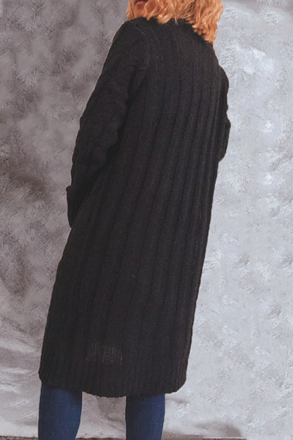 Vêtements d'extérieur décontractés, col en V, poches et boucle (8 couleurs)