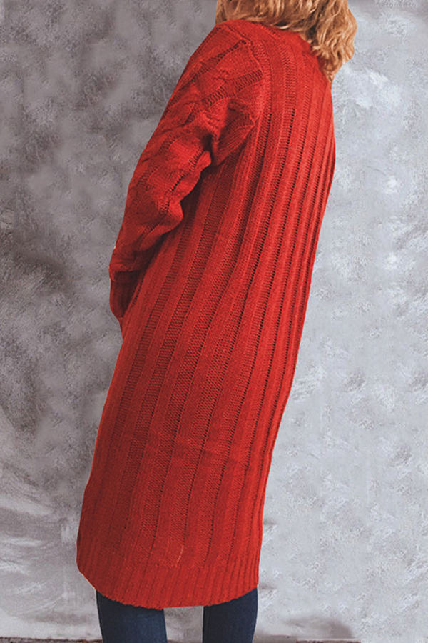 Vêtements d'extérieur décontractés, col en V, poches et boucle (8 couleurs)