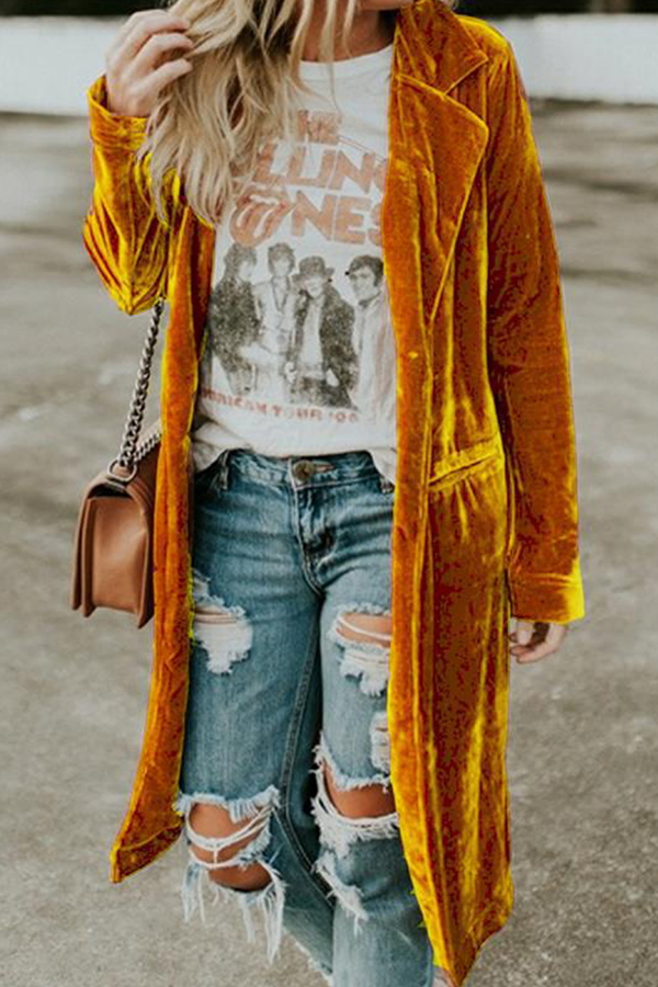 Vêtements d'extérieur décontractés et tendance, patchwork, boutons, col montant (5 couleurs)