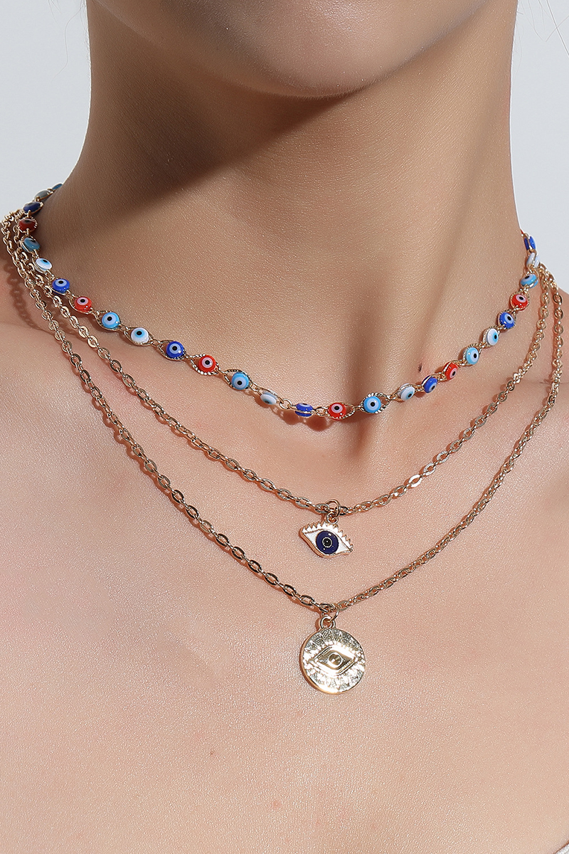 Fashion Street Patchwork Bead tube Necklaces