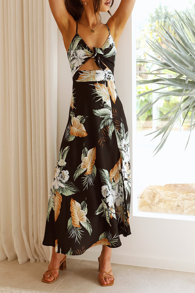 Robes droites décontractées, unies, fendues, avec bretelles spaghetti.