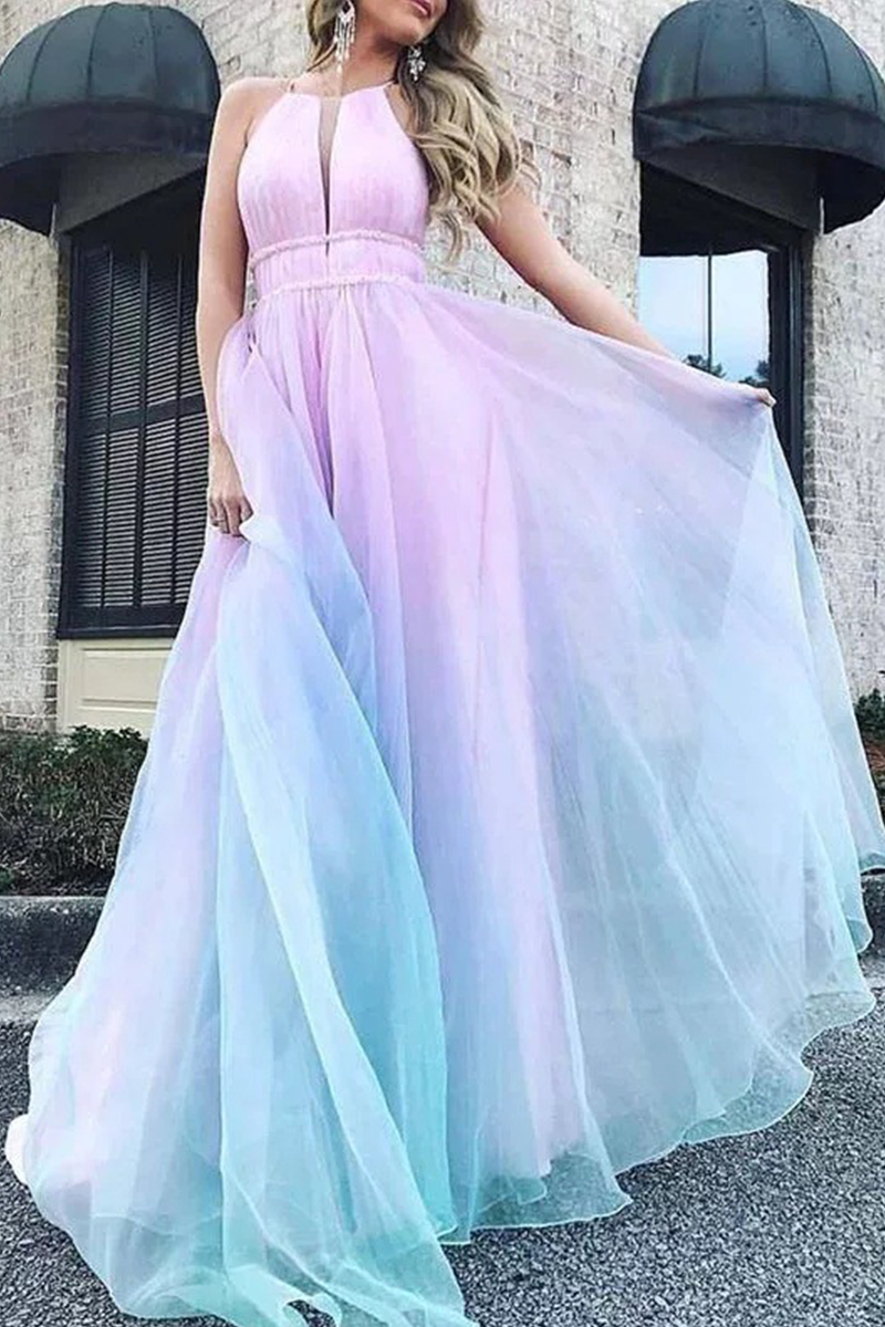 Robe en maille ajourée, style patchwork, à porter en halter.