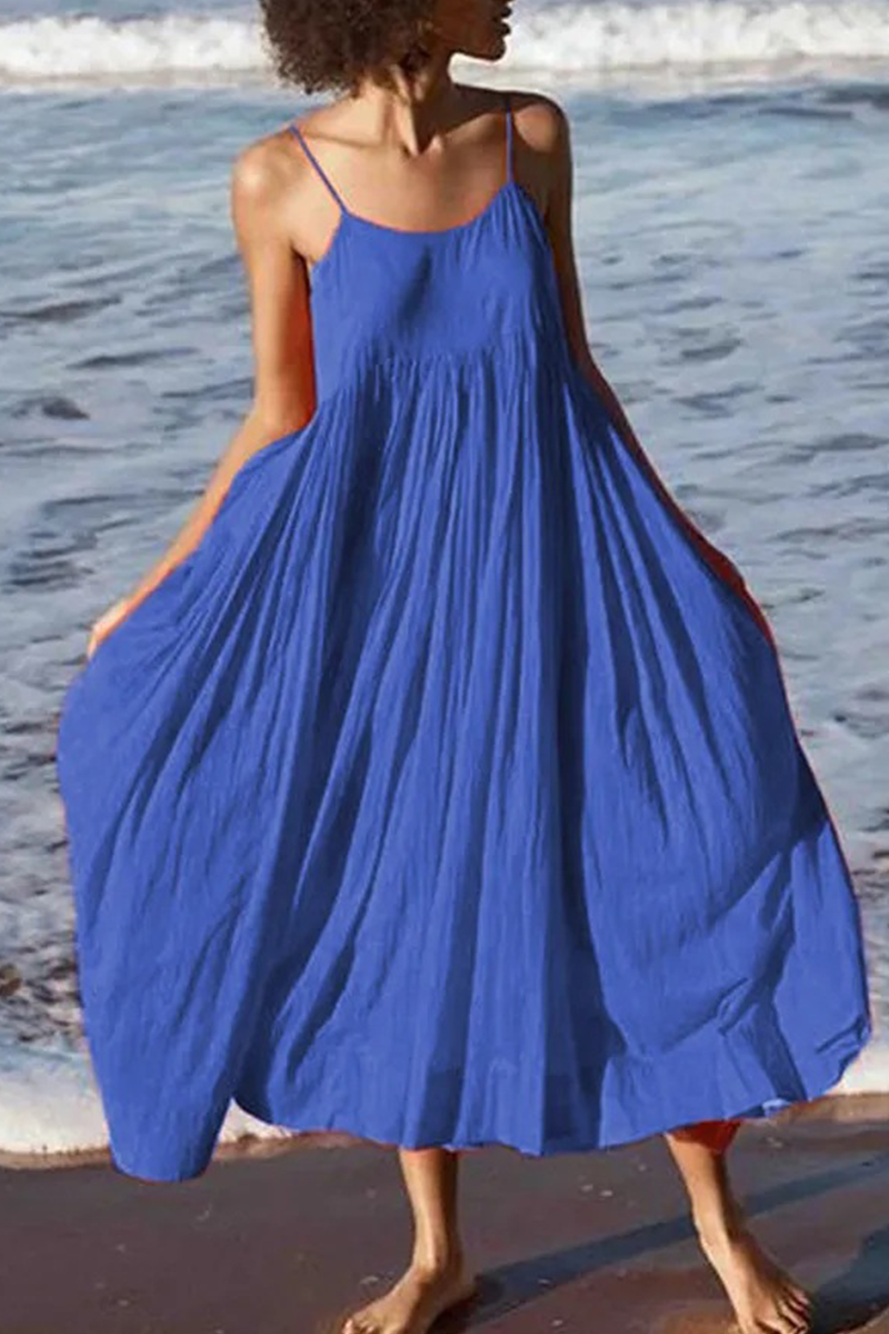 Robes-jupes style cake, casual, patchwork, avec fines bretelles (5 couleurs)