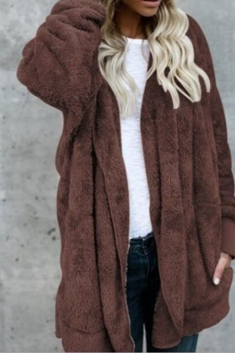 Vêtements d'extérieur à capuche, style patchwork uni, décontractés (12 couleurs)