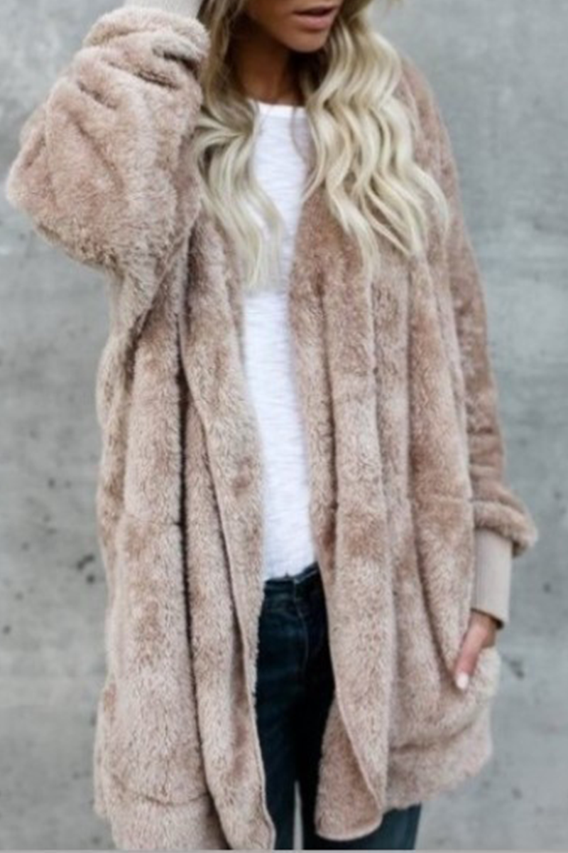 Vêtements d'extérieur à capuche, style patchwork uni, décontractés (12 couleurs)