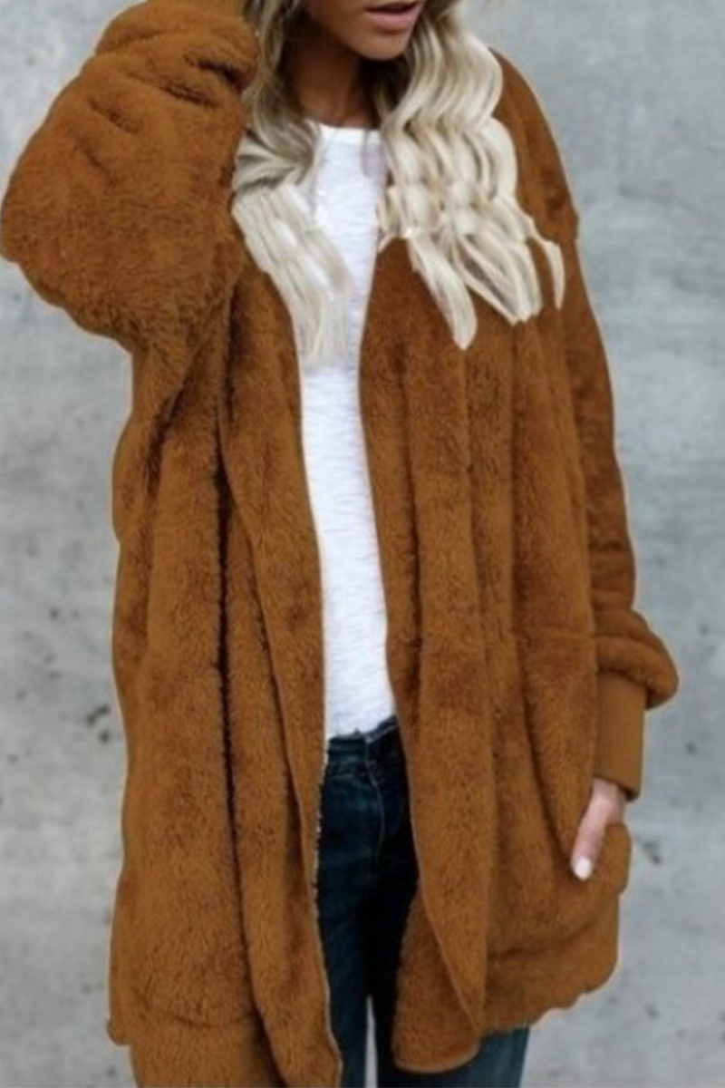 Vêtements d'extérieur à capuche, style patchwork uni, décontractés (12 couleurs)