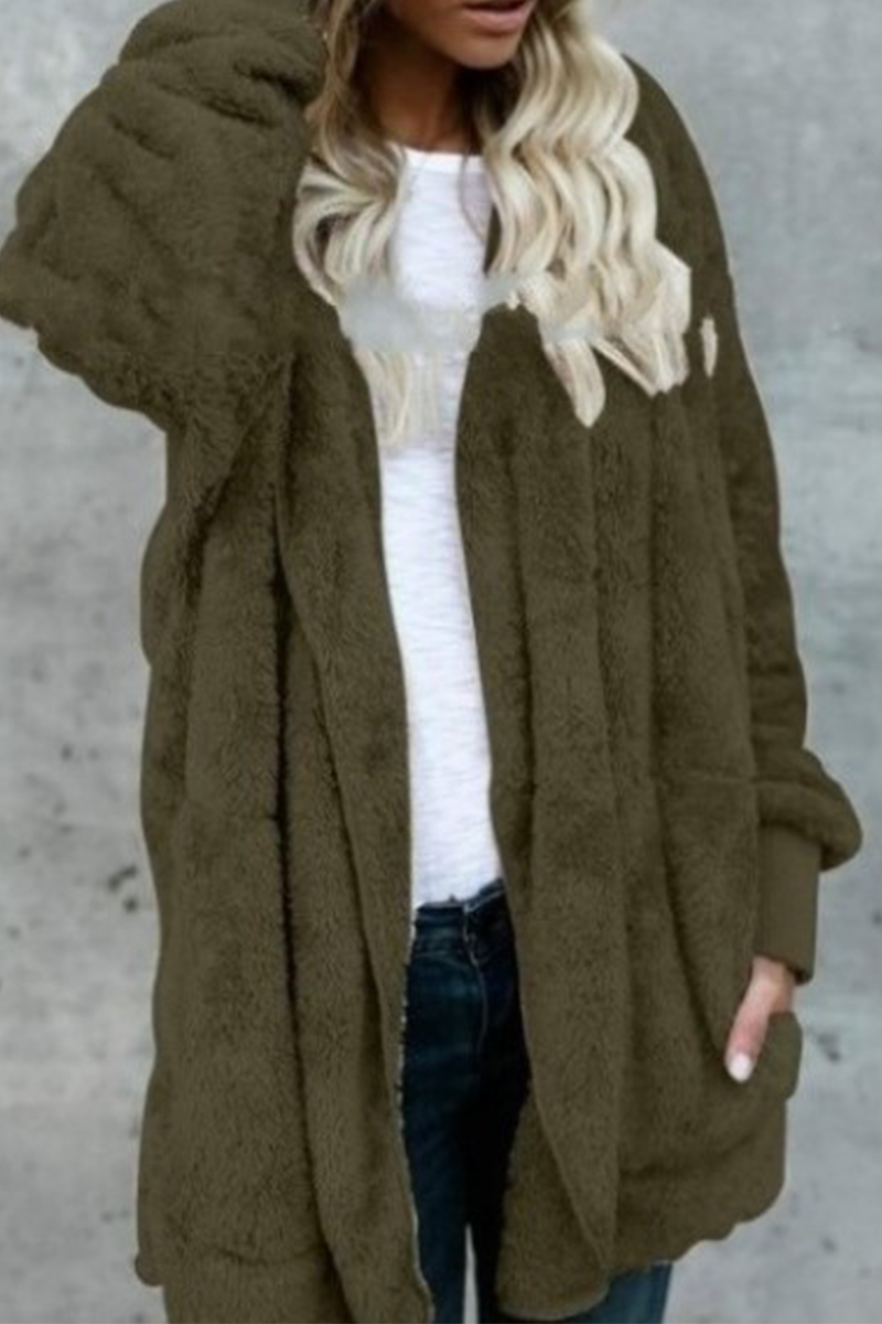 Vêtements d'extérieur à capuche, style patchwork uni, décontractés (12 couleurs)