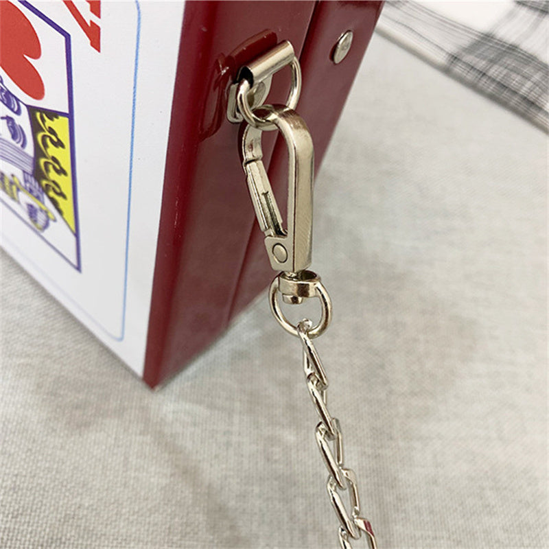 Sacs à main décontractés et tendance, imprimés et patchwork, avec chaînes.