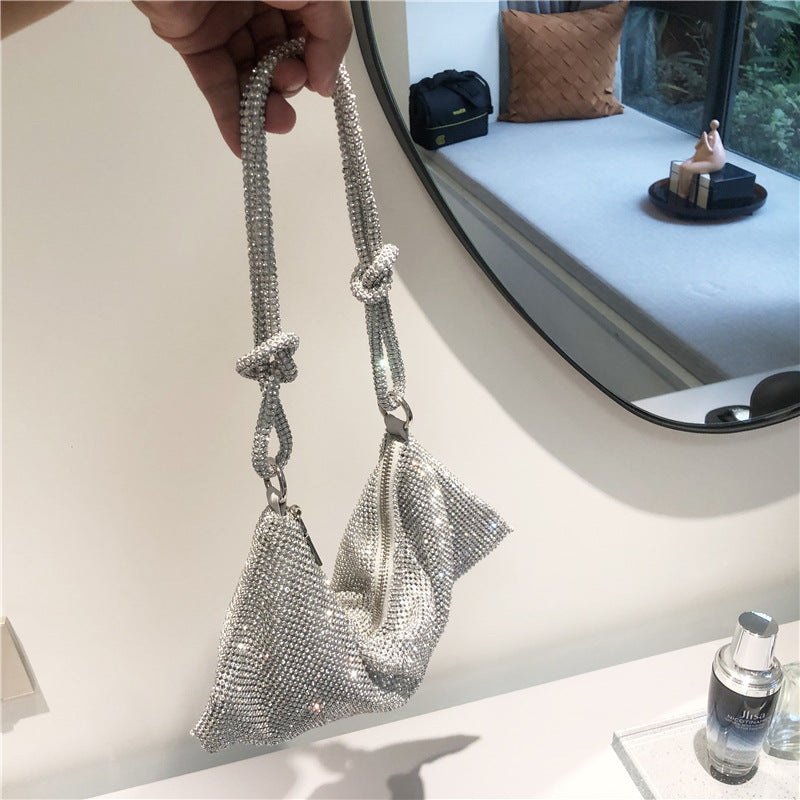 Sacs patchwork Daily Party ornés de strass (3 couleurs)