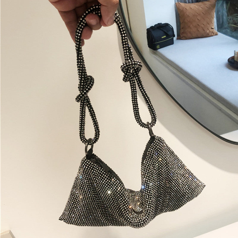 Sacs patchwork Daily Party ornés de strass (3 couleurs)