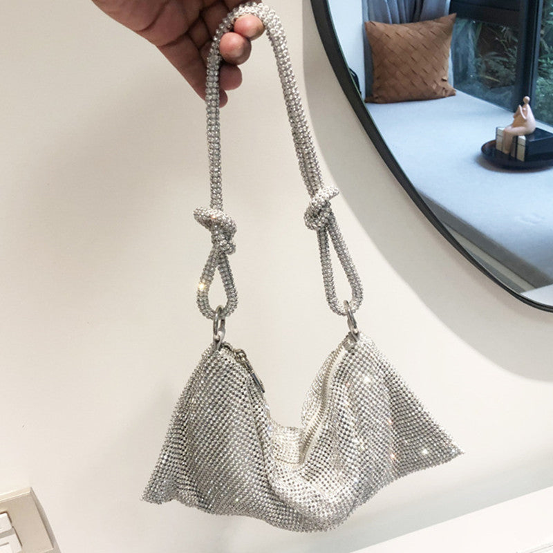 Sacs patchwork Daily Party ornés de strass (3 couleurs)