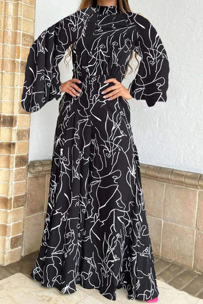 Combinaisons décontractées à imprimé patchwork, demi-col montant, taille standard (8 couleurs)