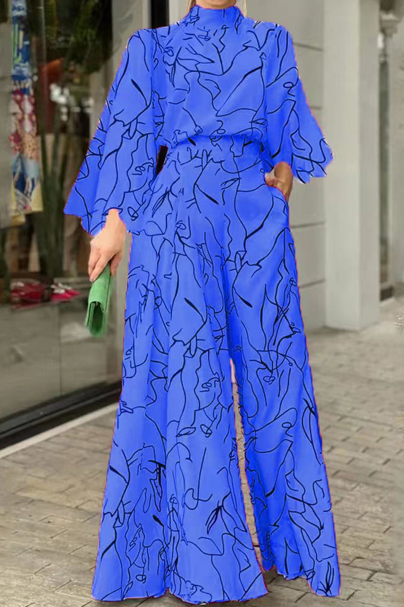 Combinaisons décontractées à imprimé patchwork, demi-col montant, taille standard (8 couleurs)