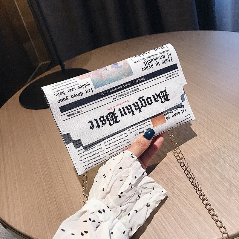 Sacs à main décontractés à motifs et patchwork avec chaînes pour tous les jours