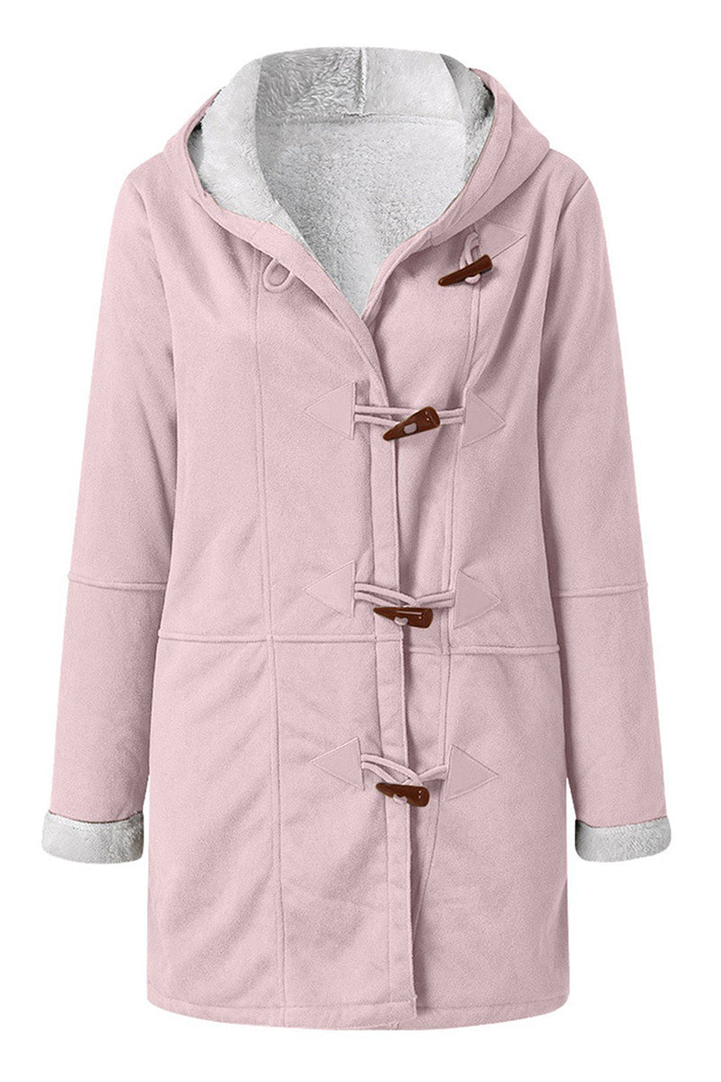 Vêtements d'extérieur décontractés, col montant, uni (7 couleurs)