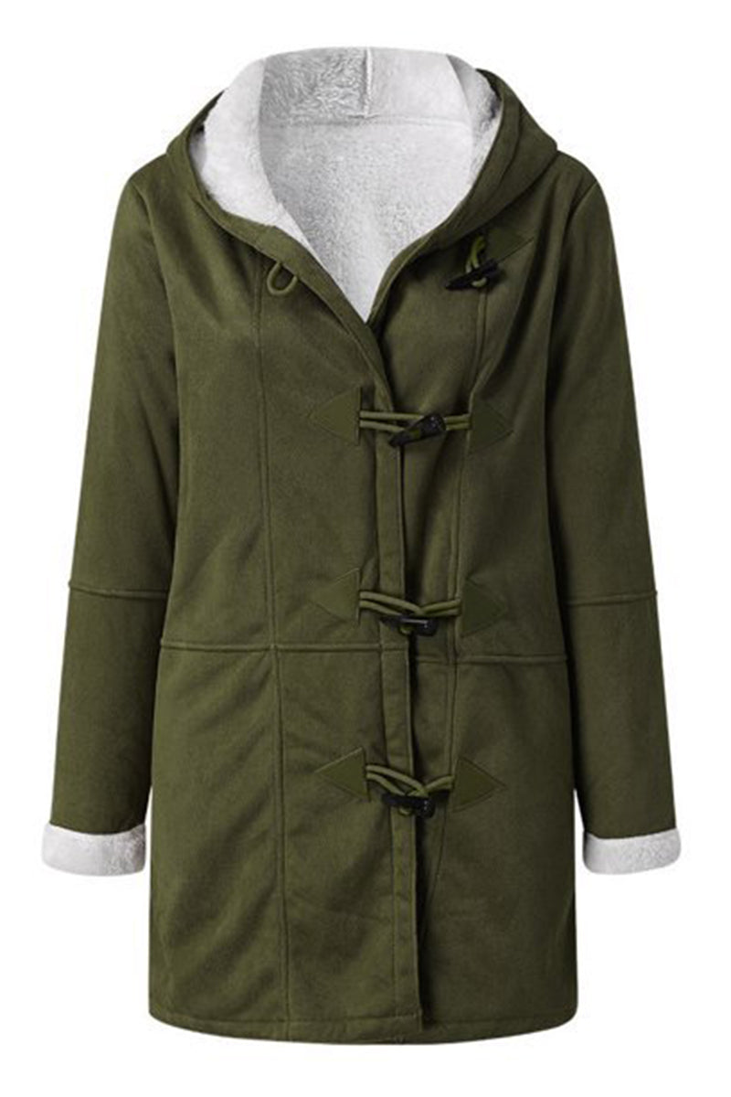 Vêtements d'extérieur décontractés, col montant, uni (7 couleurs)