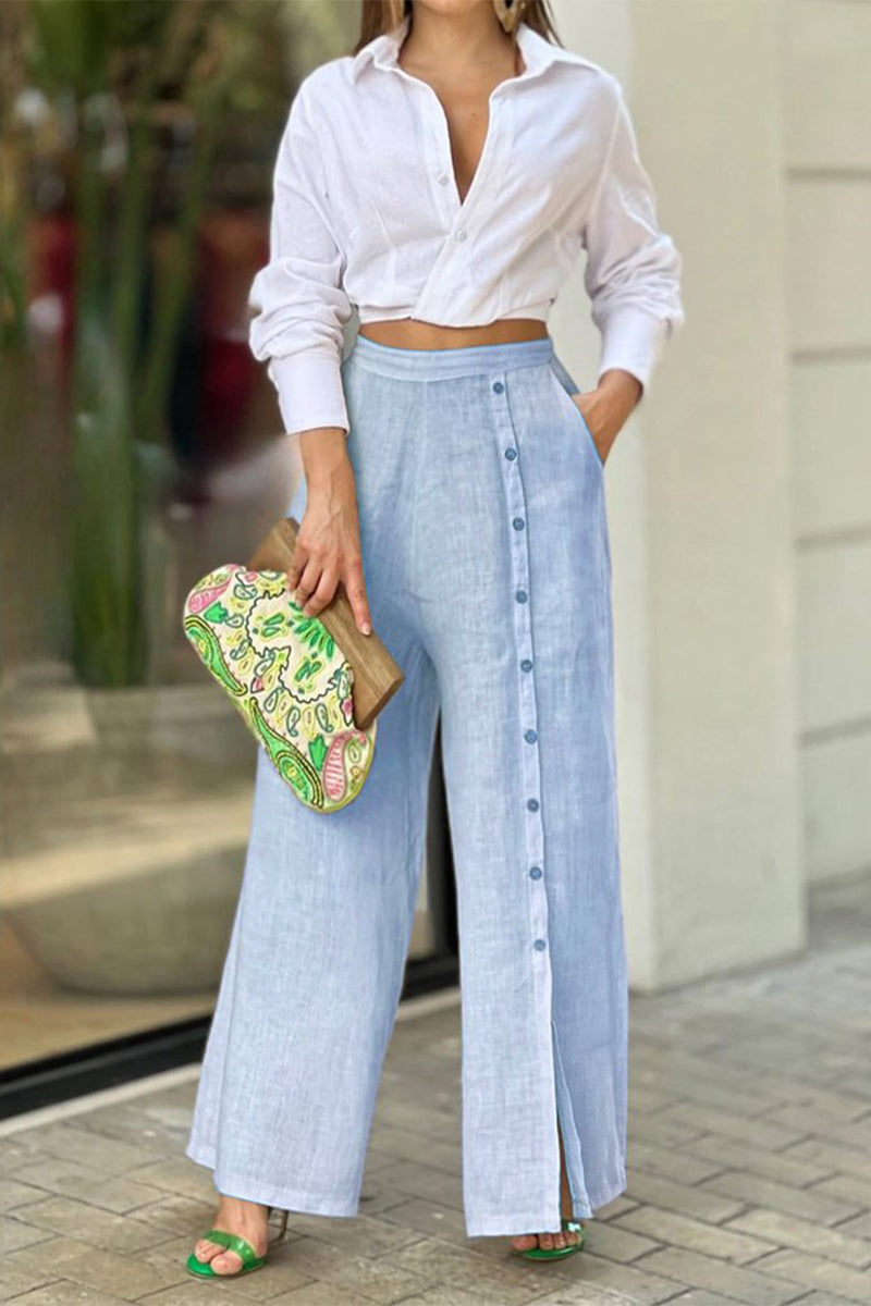 Ensemble deux pièces à manches longues avec col montant, style streetwear.