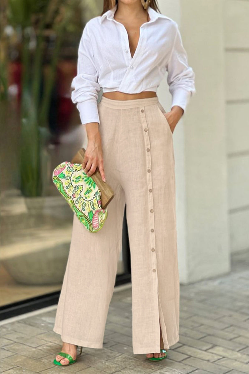 Ensemble deux pièces à manches longues avec col montant, style streetwear.