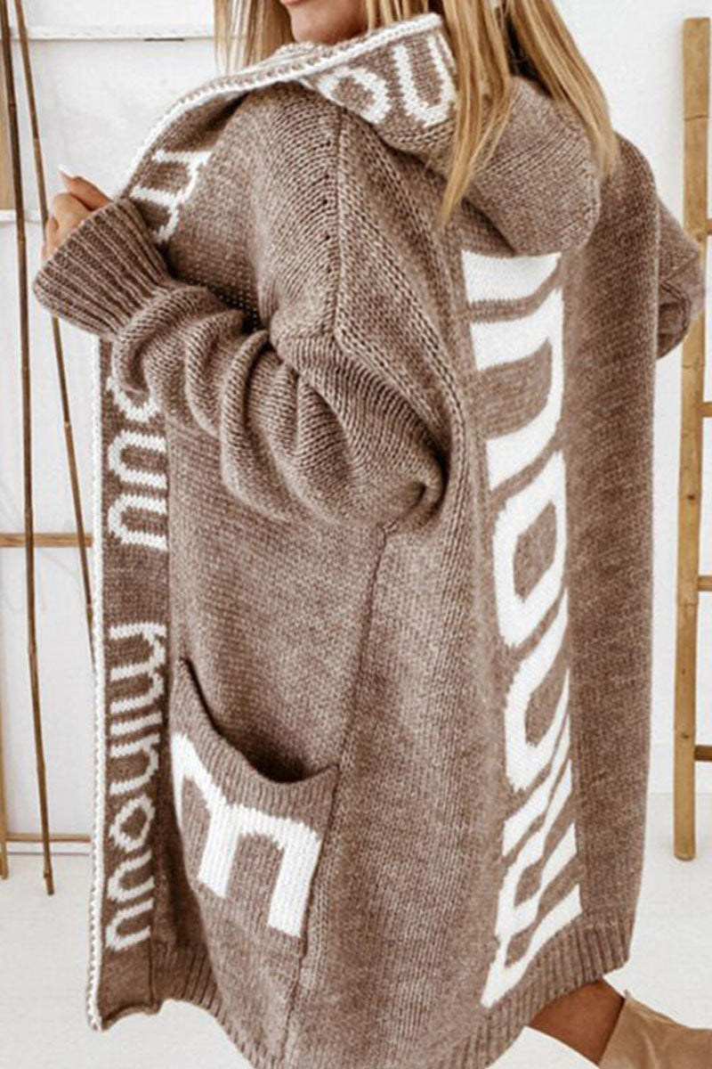 Vêtements d'extérieur à capuche et col montant, style streetwear décontracté, avec imprimé et patchwork (3 couleurs)