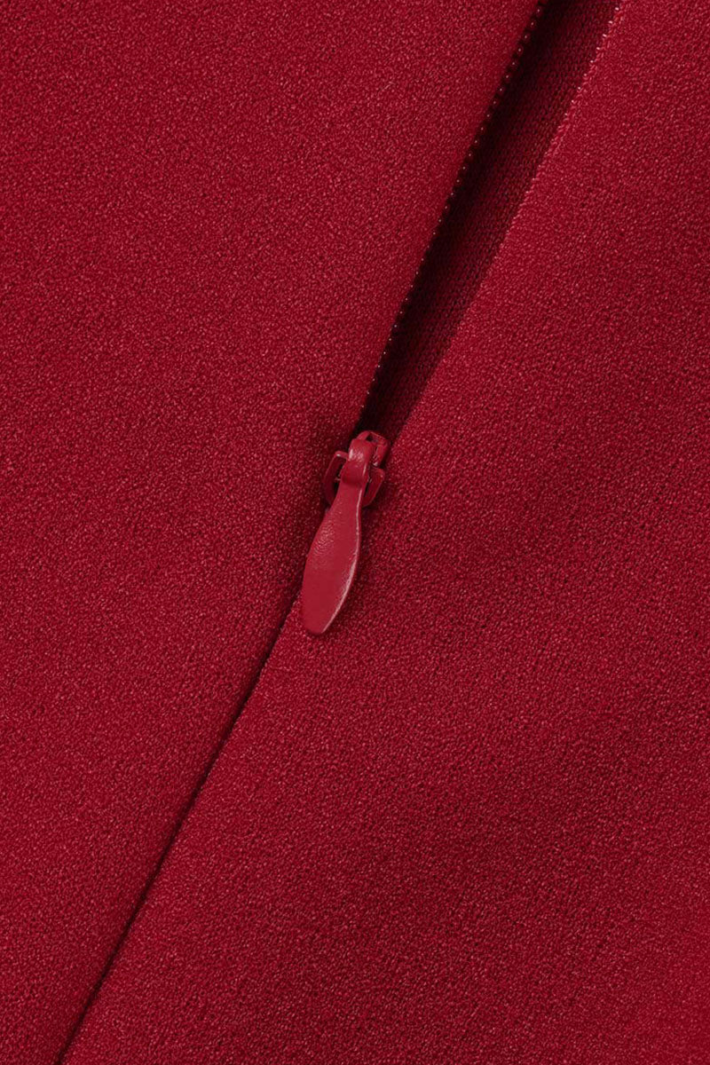 Elegant Solid Patchwork Backless Slit Fold O Neck Straight Dresses(3 Colors)