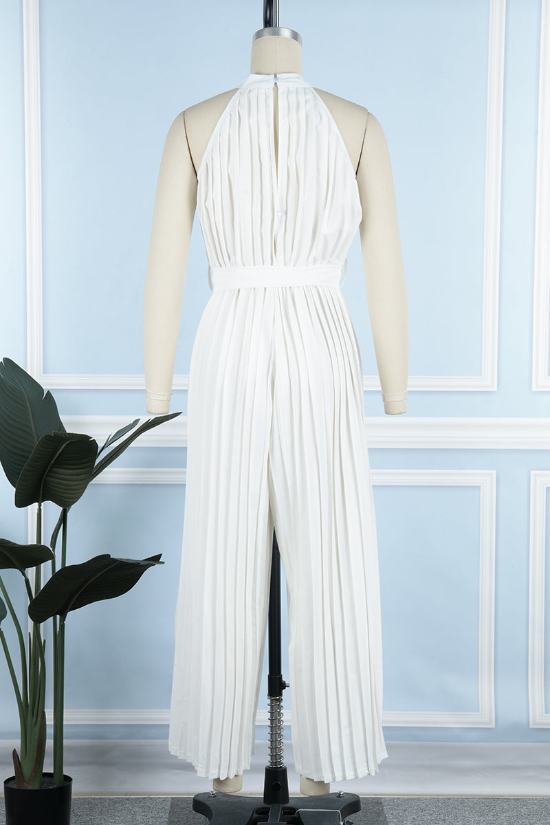 Combinaisons amples et décontractées, simples et unies, avec col montant et pli au niveau du décolleté (6 couleurs)