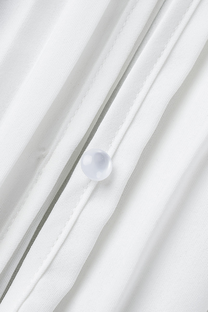 Combinaisons amples et décontractées, simples et unies, avec col montant et pli au niveau du décolleté (6 couleurs)