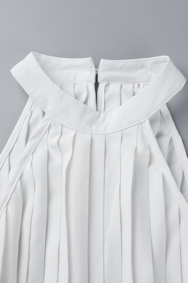 Combinaisons amples et décontractées, simples et unies, avec col montant et pli au niveau du décolleté (6 couleurs)