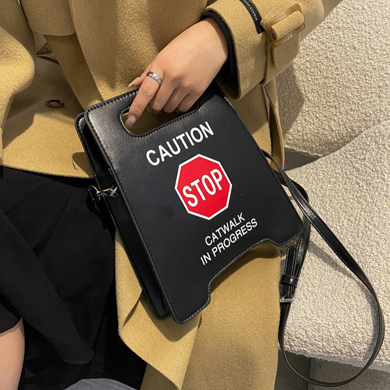 Sacs décontractés en patchwork avec imprimé lettres (5 couleurs)