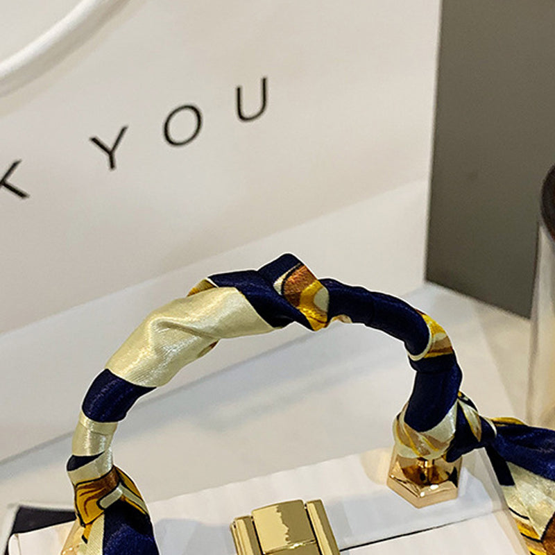 Sacs à chaîne en patchwork imprimé décontracté