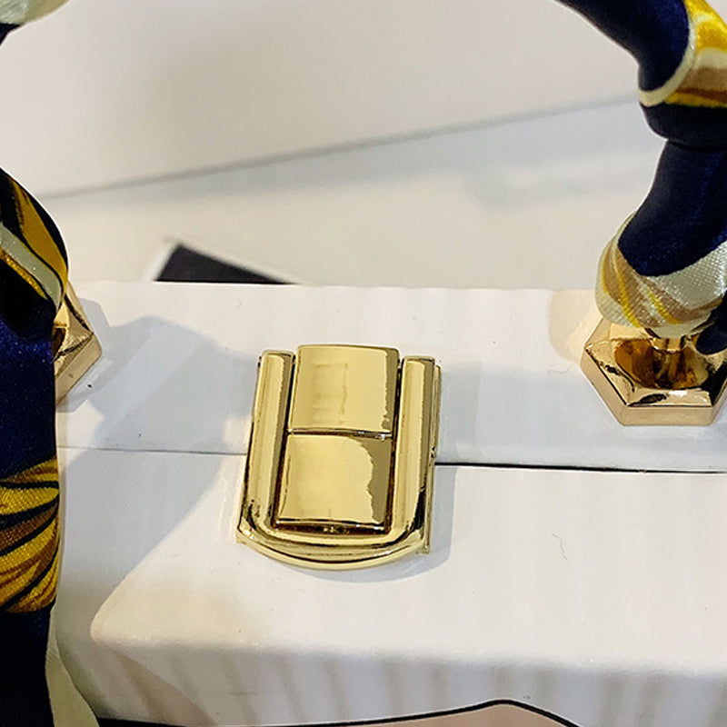 Sacs à chaîne en patchwork imprimé décontracté