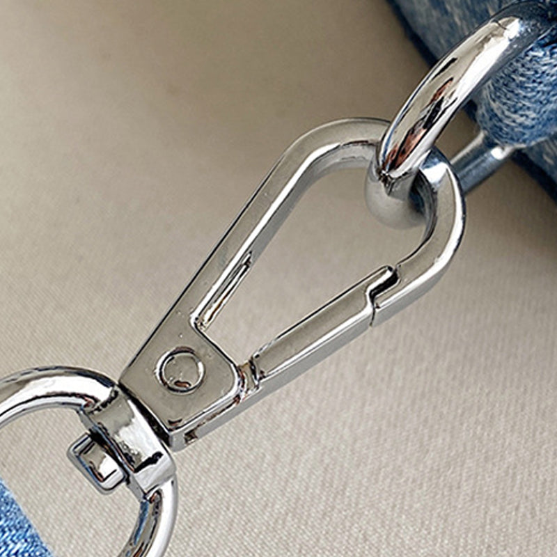 Sac à bandoulière en forme de violon, style patchwork décontracté, avec fermeture éclair.