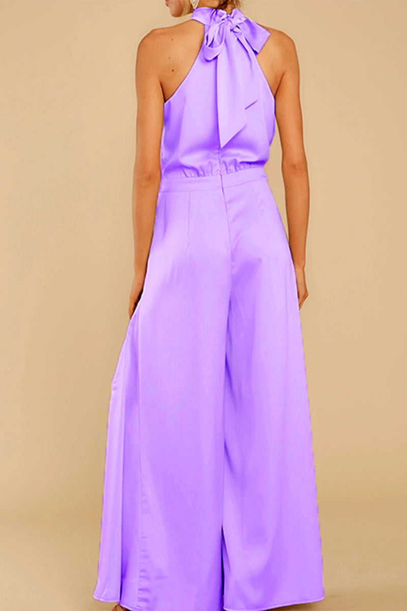 Combinaisons amples, style patchwork, décolleté halter, décontractées et tendance.